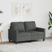 Divano a 2 Posti Grigio Scuro 120 cm in Tessuto 359156