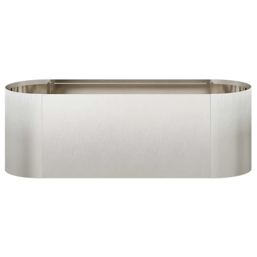 Letto rialzato da giardino Acciaio Inox 120 x 40 x 40 cm 8011688