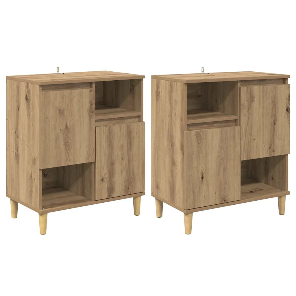 Credenza | Sideboards 2 pcs Rovere artigianale 60 x 35 x 70 cm