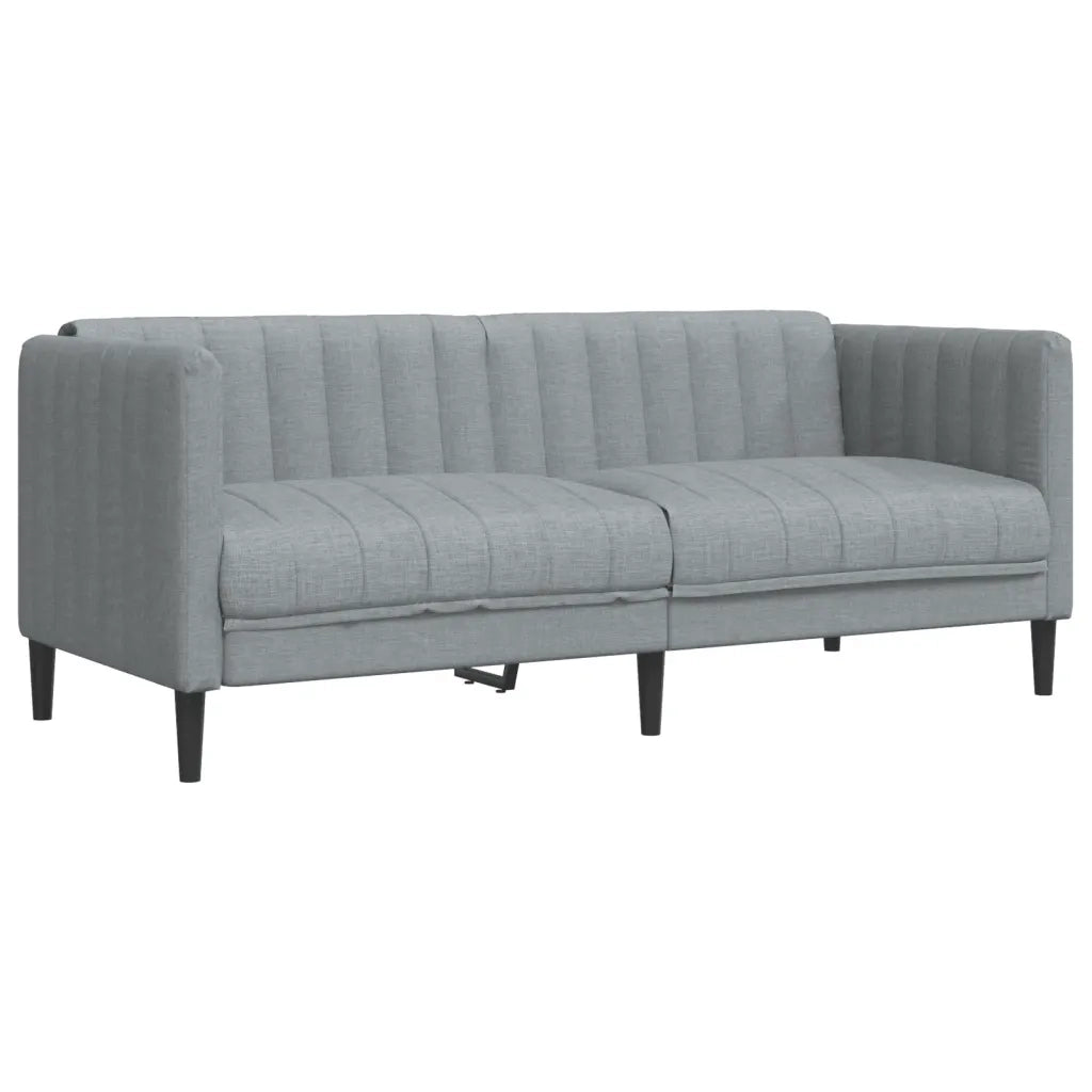 Divano a 2 Posti Grigio Chiaro in Tessutocod mxl 92143