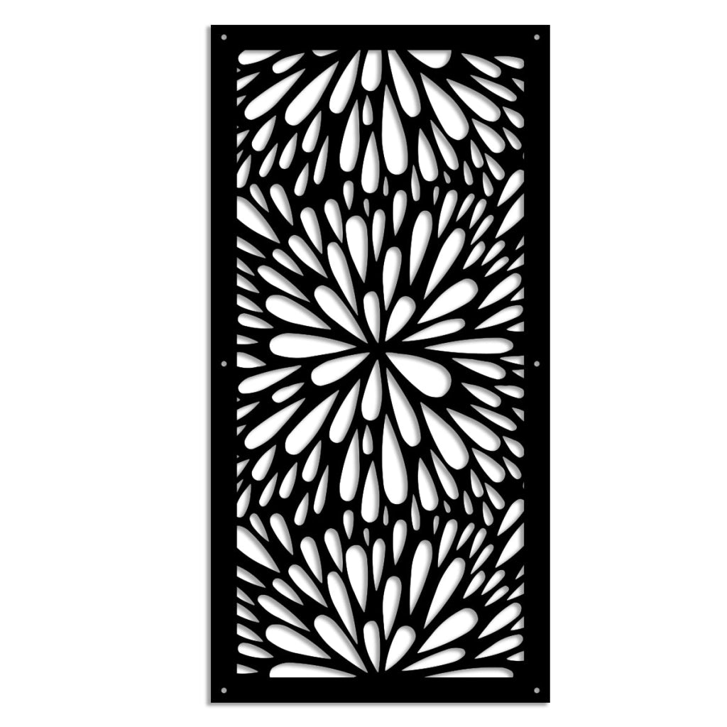 SQUIRT - Pannello in PVC traforato - Parasole Misura: 73x148 cm, Colore: nero