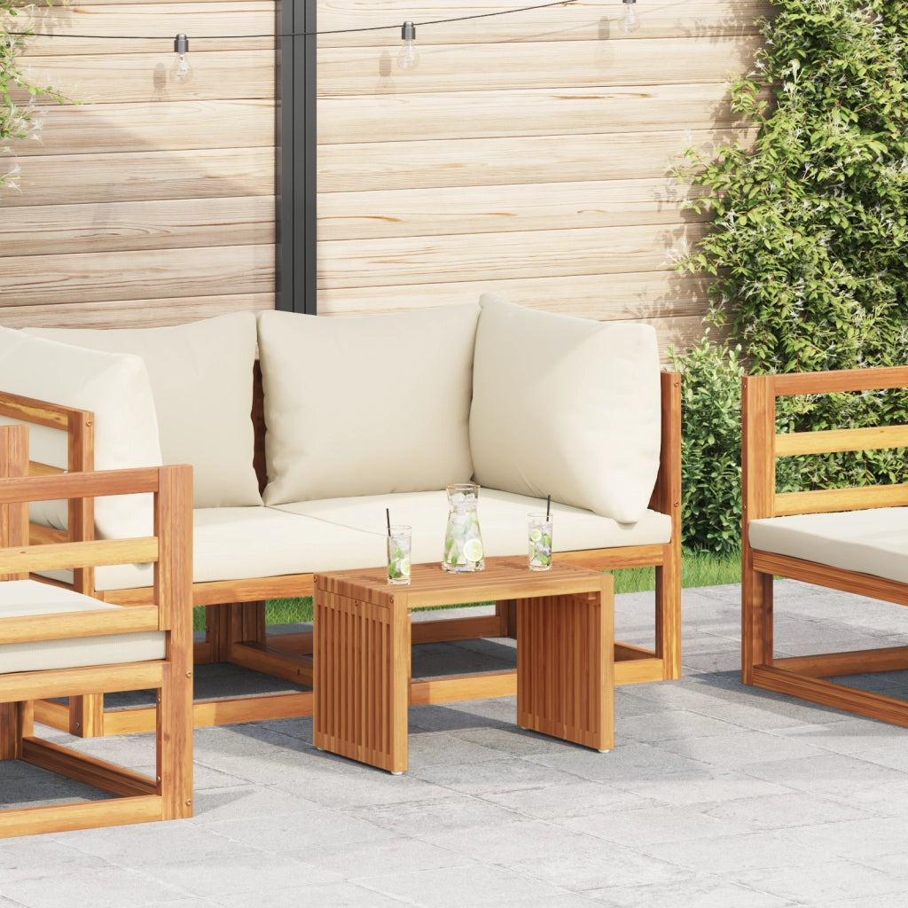 Tavolino da Giardino 50x32.5x35 cm Legno Massello di Teak