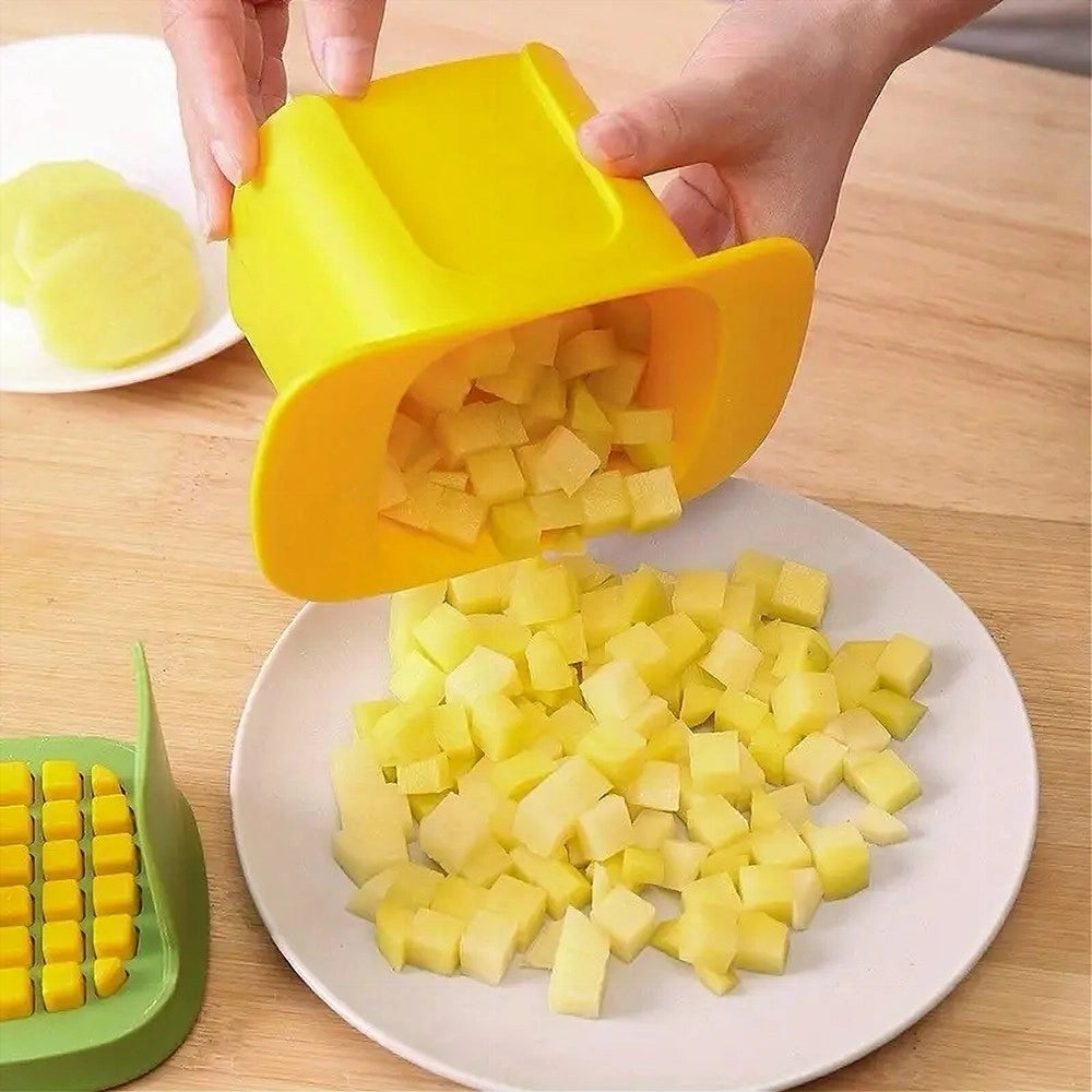 Trade Shop - Tagliaverdure Manuale Multifunzionale Cucina Per Affettare Grattugiare Tritatutto -