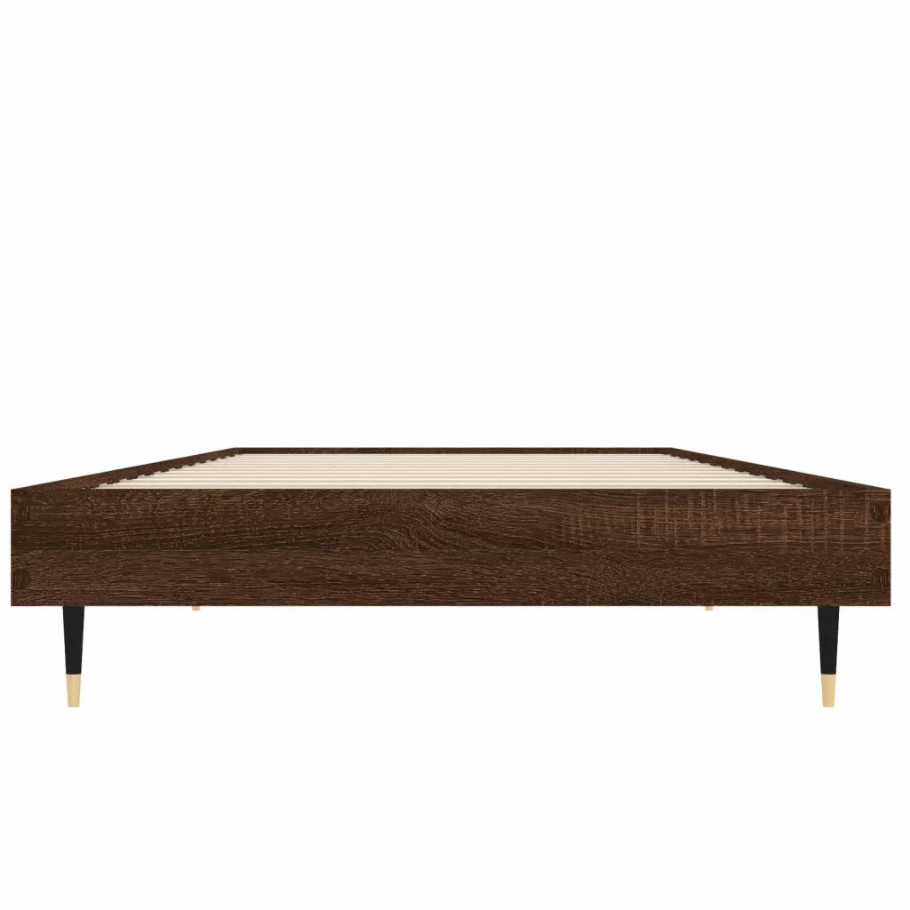 Giroletto senza Materasso Rovere Marrone 75x190cm in Truciolato 832212