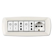 PLACCA LIFE LIVING PLAST BIANCO 7P CORNICE BIANCO- 1,0 pz