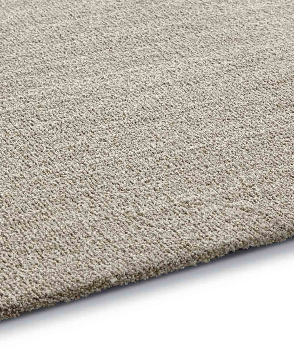 Tappeto FEEL BEIGE cm.140x200 tinta unita moderno, pelo morbido resistente e lavabile in lavatrice