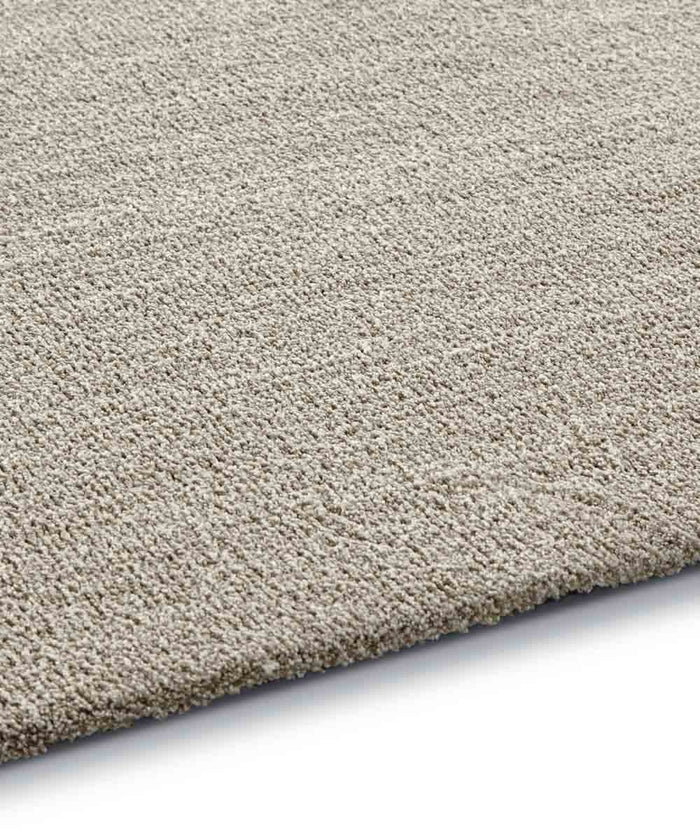 Tappeto FEEL BEIGE cm.140x200 tinta unita moderno, pelo morbido resistente e lavabile in lavatrice