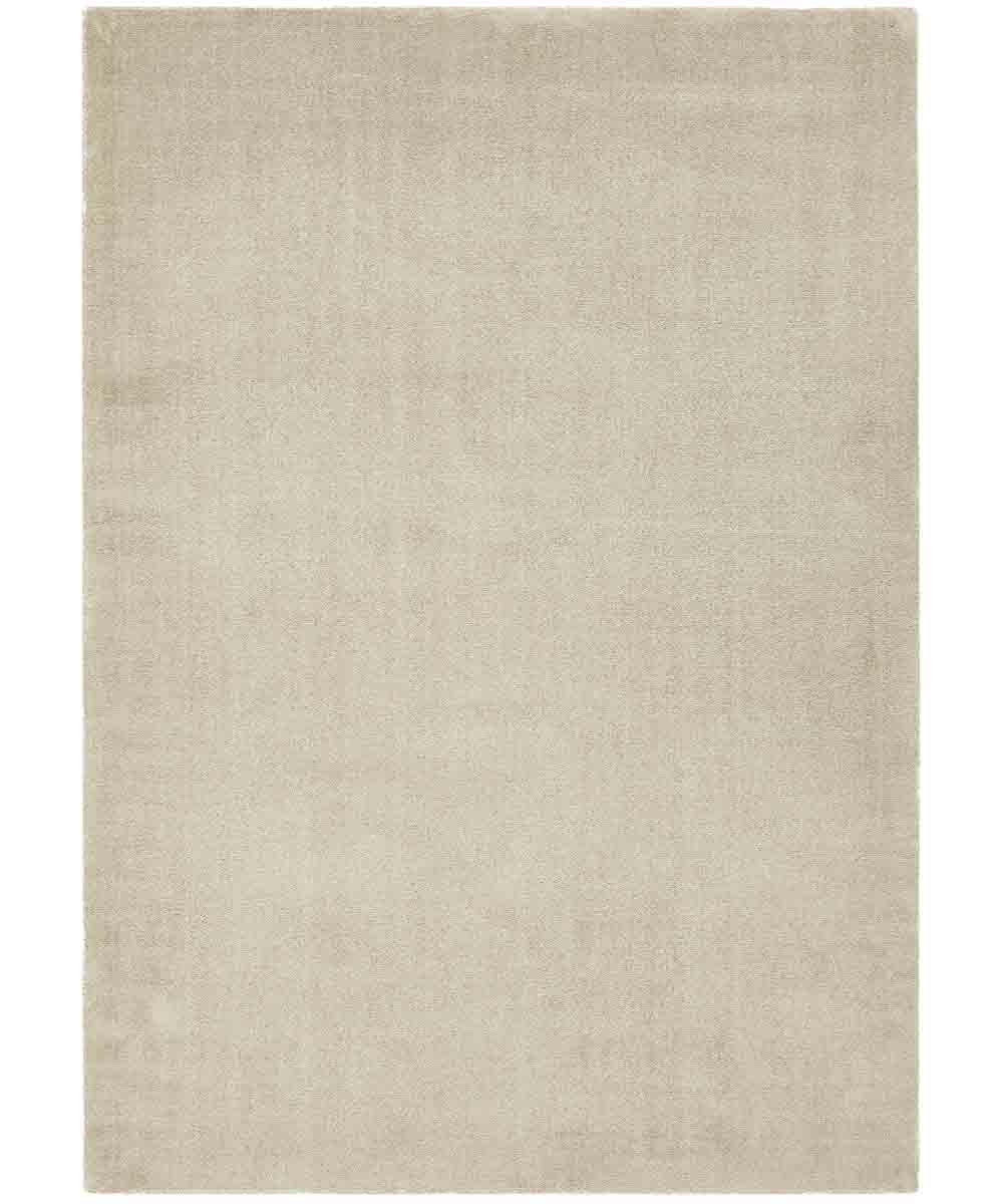 Tappeto FEEL BEIGE tinta unita moderno, pelo morbido resistente e lavabile in lavatrice cm.120x170