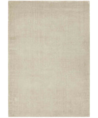 Tappeto FEEL BEIGE cm.140x200 tinta unita moderno, pelo morbido resistente e lavabile in lavatrice