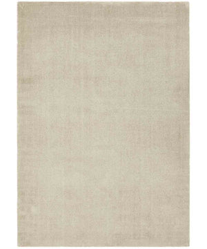 Tappeto FEEL BEIGE cm.140x200 tinta unita moderno, pelo morbido resistente e lavabile in lavatrice