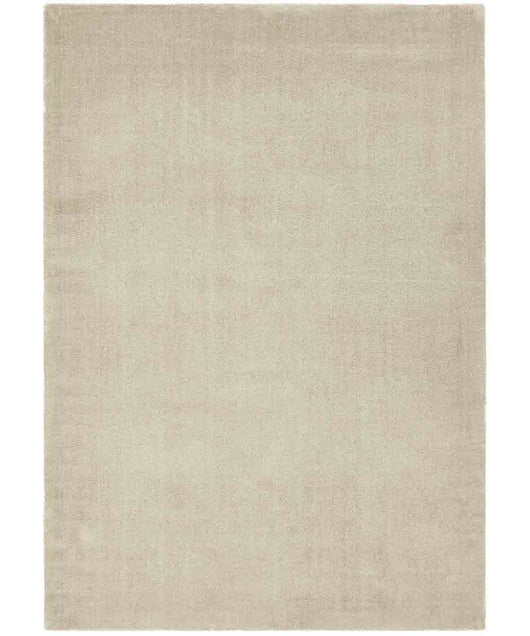 Tappeto FEEL BEIGE tinta unita moderno, pelo morbido resistente e lavabile in lavatrice cm.200x290