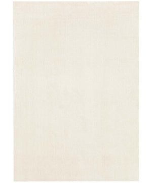 Tappeto FEEL CREMA tinta unita moderno, pelo morbido resistente e lavabile in lavatrice cm.80x150