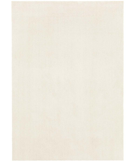 Tappeto FEEL CREMA cm.240x340 tinta unita moderno, pelo morbido resistente e lavabile in lavatrice