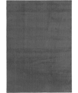 Tappeto FEEL GRIGIO SCURO tinta unita moderno, pelo morbido resistente e lavabile in lavatrice cm.160x230