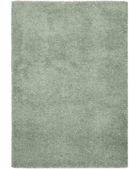 Tappeto FEEL VERDE tinta unita moderno, pelo morbido resistente e lavabile in lavatrice cm.120x170