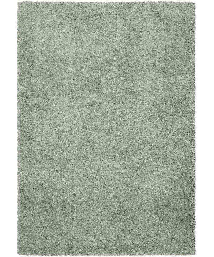 Tappeto FEEL VERDE tinta unita moderno, pelo morbido resistente e lavabile in lavatrice cm.140x200