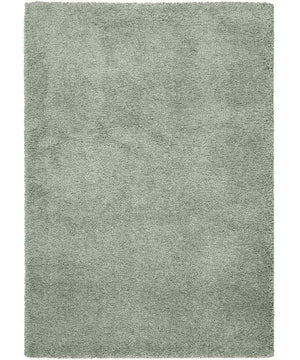 Tappeto FEEL VERDE tinta unita moderno, pelo morbido resistente e lavabile in lavatrice cm.80x150