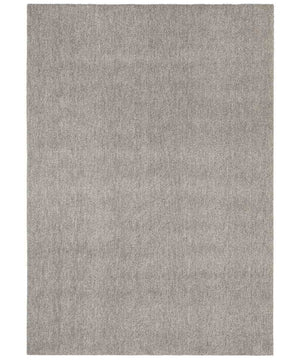 Tappeto FEEL GRIGIO MELANGE tinta unita moderno, pelo morbido resistente e lavabile in lavatrice cm.240x340