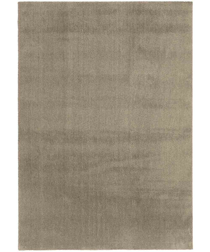 Tappeto FEEL TORTORA tinta unita moderno, pelo morbido resistente e lavabile in lavatrice cm.160x230