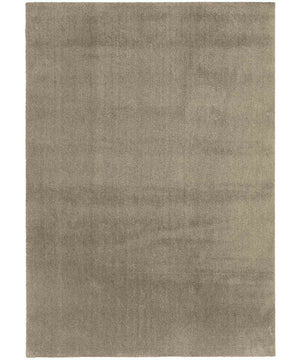 Tappeto FEEL TORTORA tinta unita moderno, pelo morbido resistente e lavabile in lavatrice cm.80x150