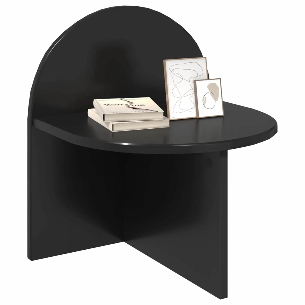 Comodino Rovere Nero 40 x 35,5 x 45,5 cm Legno ingegnerizzato 8001133
