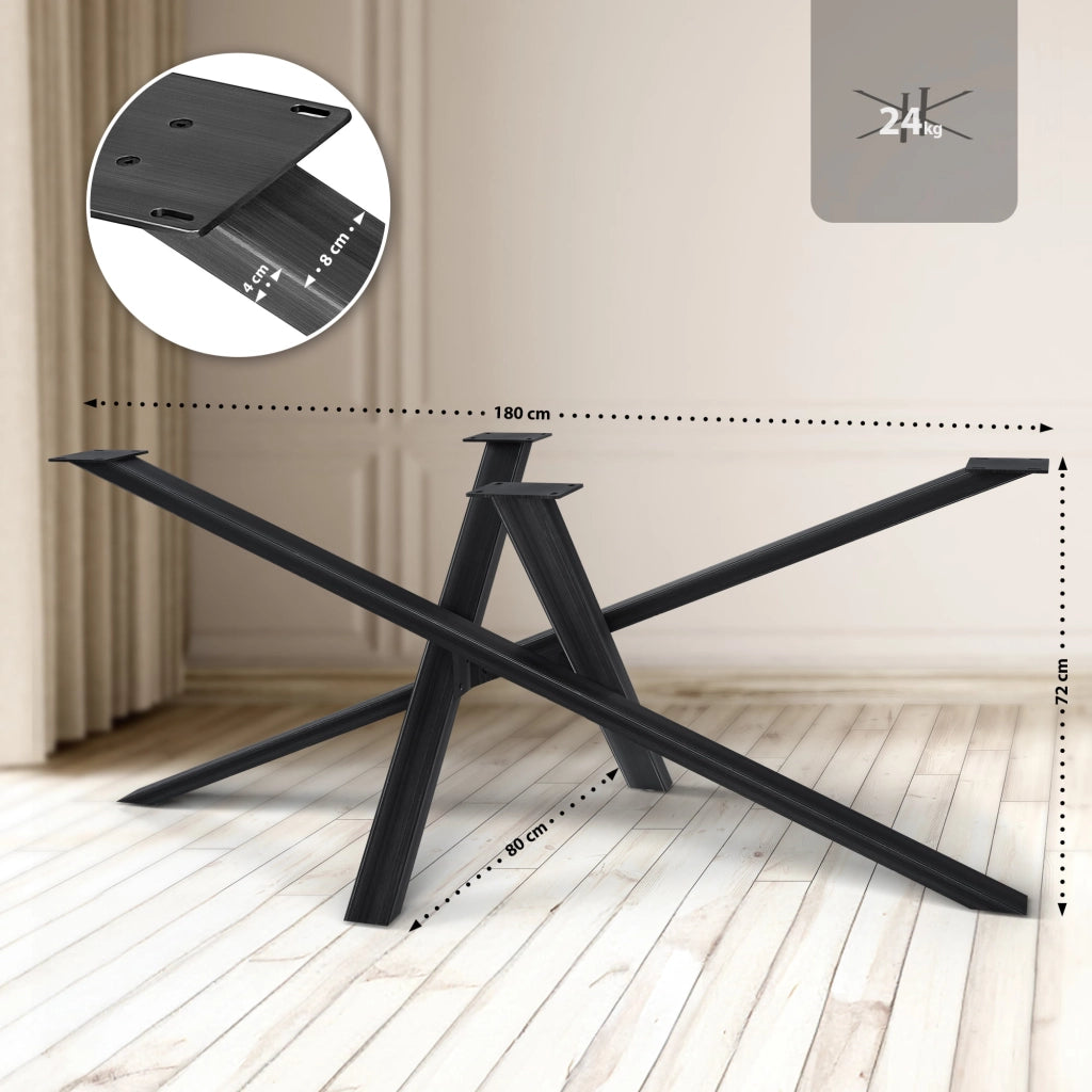 Gambe tavolo Finney 180x80x72 2
