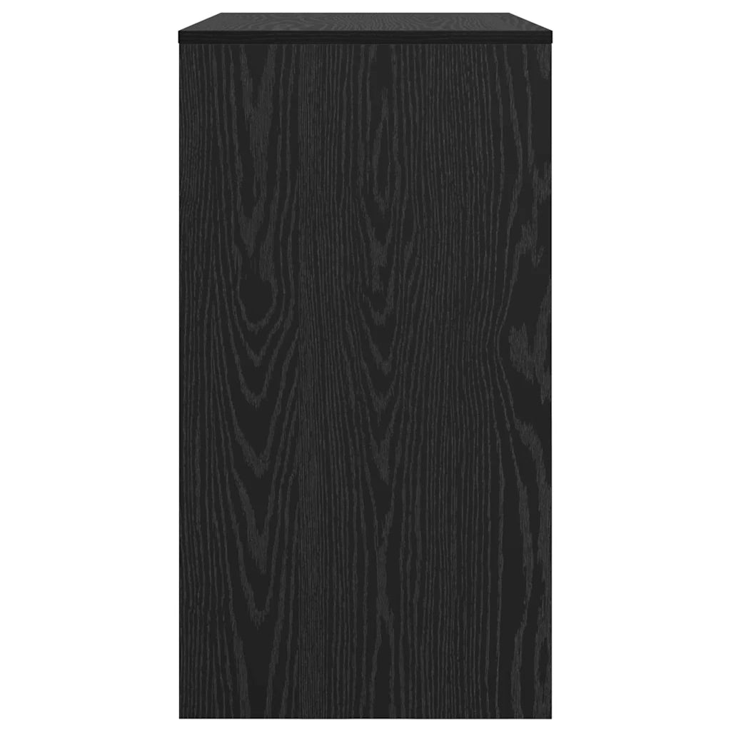 vidaXL Scrivania Rovere nero 77,5 x 43 x 79 cm Legno multistrato