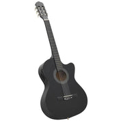 Chitarra Classica Western con Equalizzatore e 6 Corde Nera CFW9234889