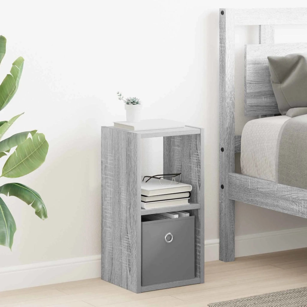 Comodino Grigio Sonoma 25,5 x 22 x 49,5 cm Legno multistrato 8000606