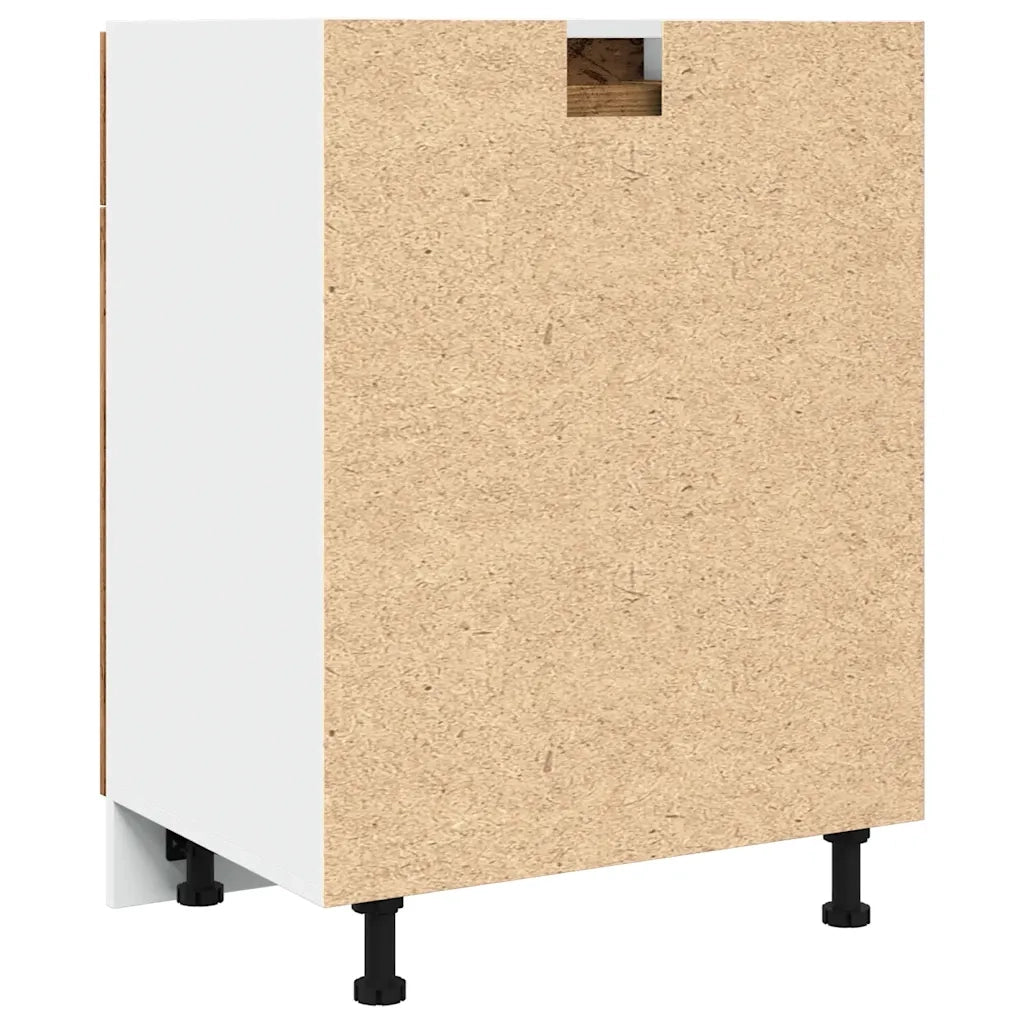 Cassettiera “Lyon” Inferiore Legno Antico 60x46x81,5 cm 856089