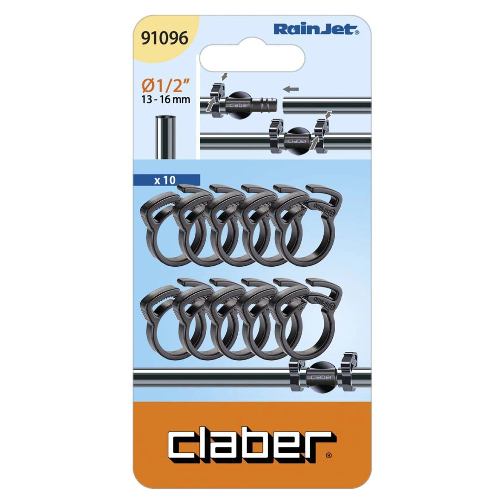 FASCETTA STRINGITUBO PN SELF CLABER - RAINJET 91096 1/2 CF=PZ 10- 10 confezioni