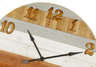 Orologio legno bicolore ea-6422 Ø cm. 91,5 x 6
