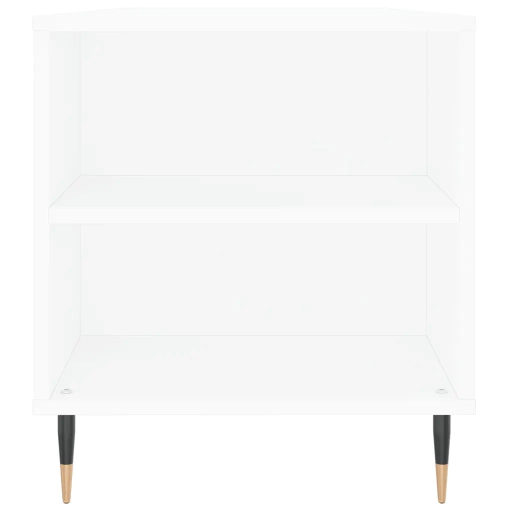 Tavolino da salotto | Tavolino da caff¨¨ | Tavolino da Soggiorno Bianco 102x44,5x50 cm in Legno Multistrato