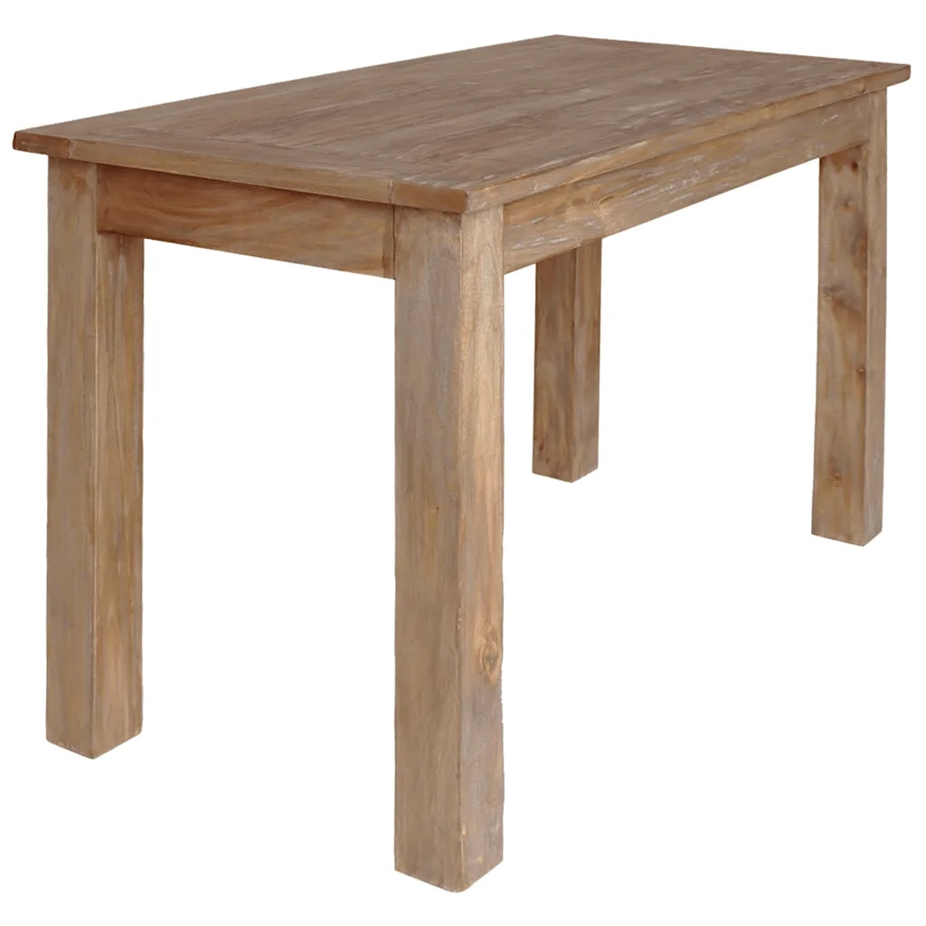 Tavolo da Pranzo in Legno Massello di Mogano 120x60x77 cm 244496