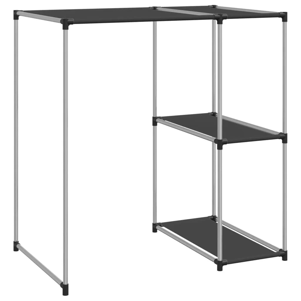 Scomparto portaoggetti per lavatrice 87 x 55 x 90,5 cm nero 02_0005496