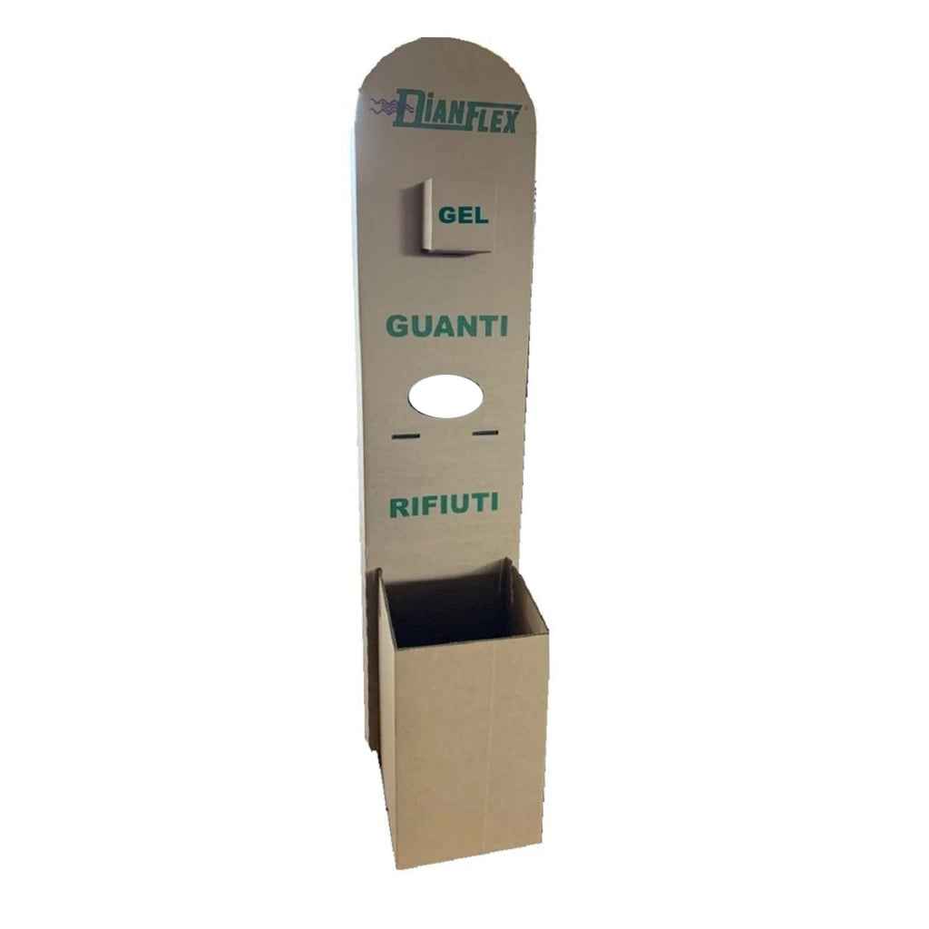 COLONNINA PER IGIENIZZANTE FULL-OPTIONAL RESISTENTE IN CARTONE- HxLxP cm 130x30x50- DH- pezzi 1