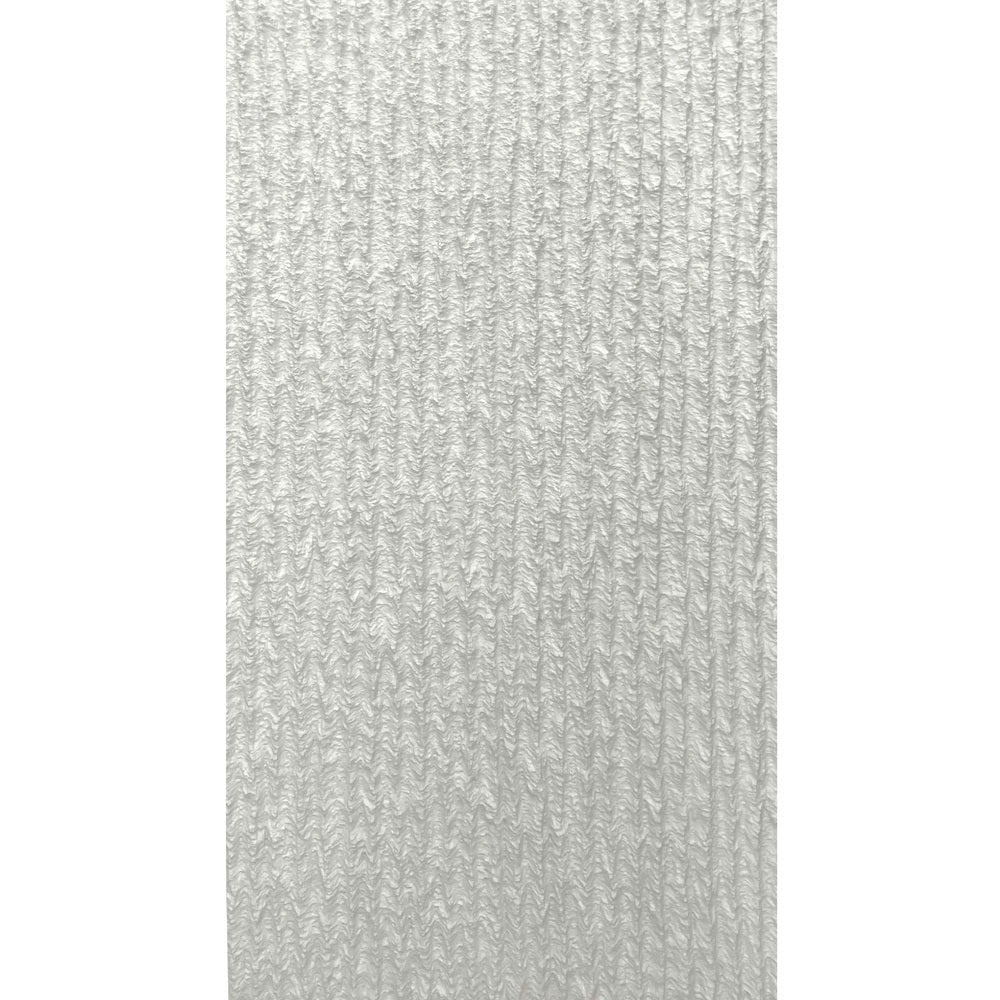 Set 12 Pannelli Decorativi Area 8,6 mq 120x60x2,5 cm Rivestimento Murale Effetto Pietra Graffiata 3D in PU Bianco