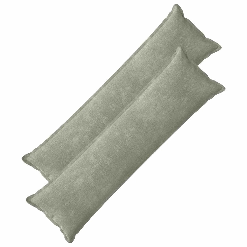 Federa 2 pz HOUTEN Verde 40 x 145 cm Tessuto Chenille 917249