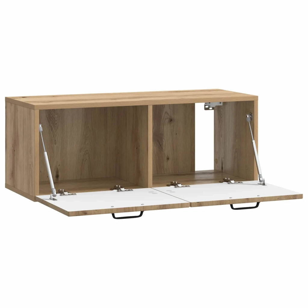 Mobile Porta TV da Muro Rovere Artigianale 78,5 x 31 x 30 cm