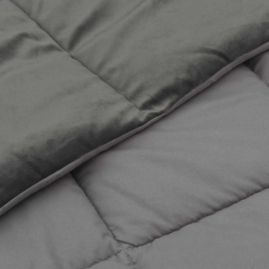 Piumone | Duvet Invernale Grigio chiaro 135 x 200 cm Microfibra