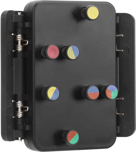 Strumento di allenamento per chitarra - Allenatore di forma per mano - Assistente per accordi - Disegno clip-on - Allenamento della forza delle dita - Tasto rotondo contro dolore alle dita - Strumento di allenamento