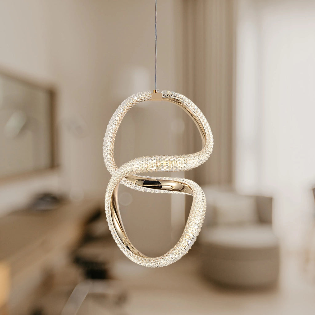 Lampada A Sospensione Led G077-3cpr Gold