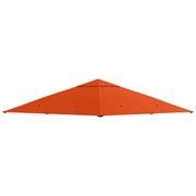 Telo per Gazebo da Giardino 3x3m ¨C zephmum ¨C Arancione in Poliestere