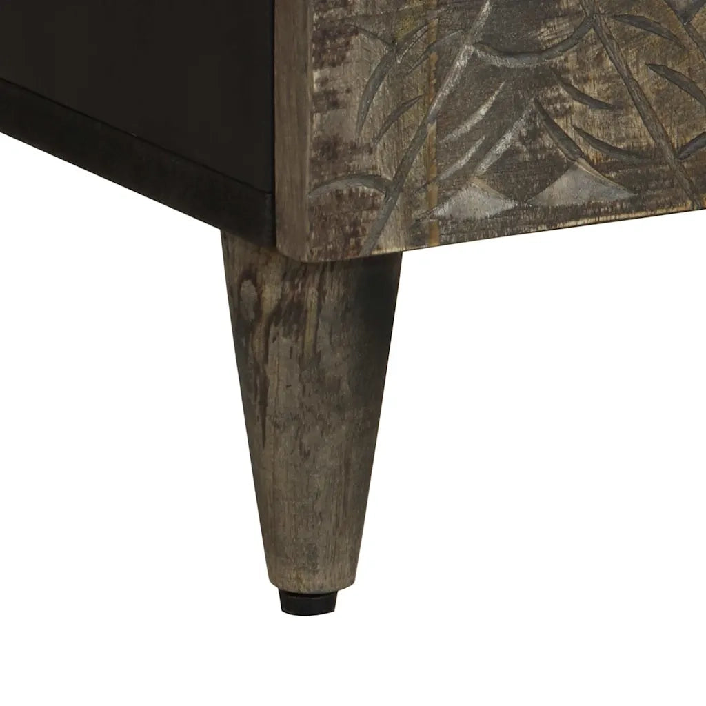 vidaXL Mobile da Bagno 38x33x160 cm in Legno Massello di Mango