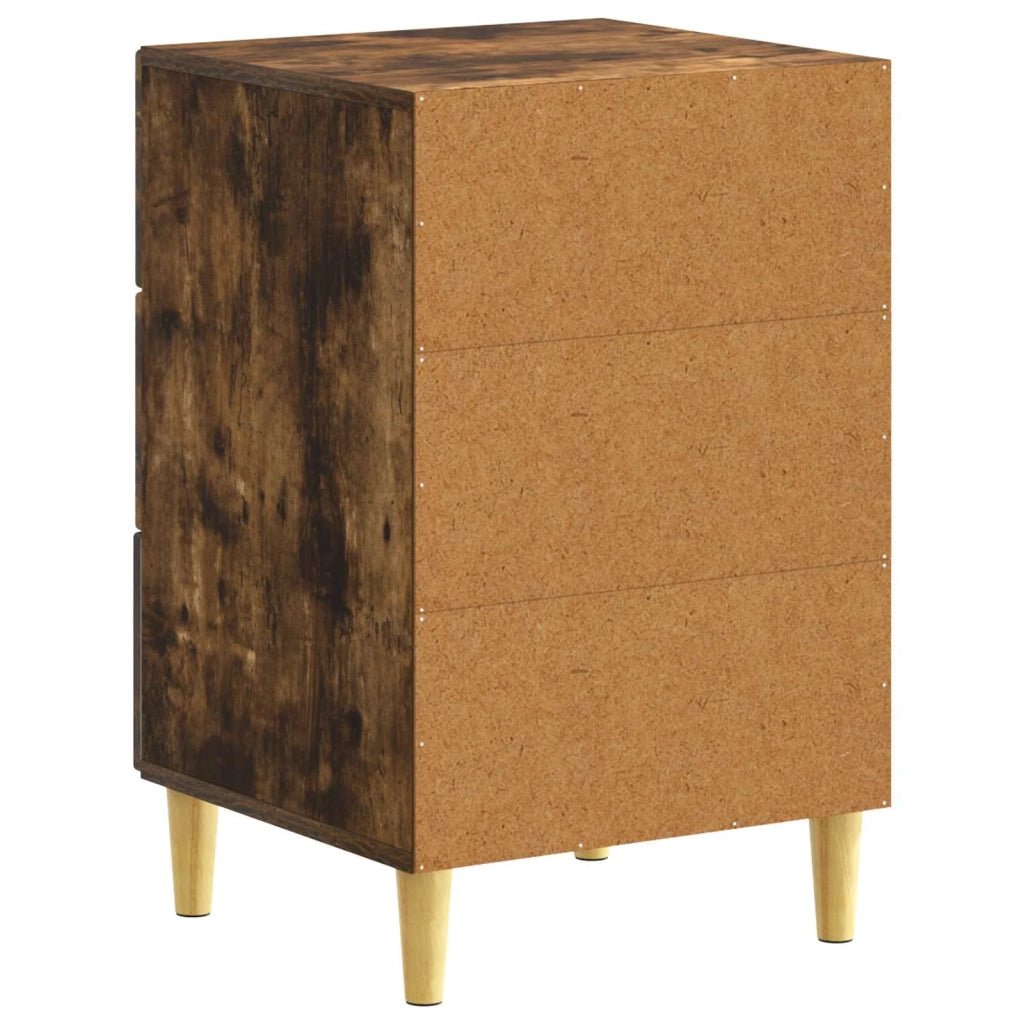 Comodino Rovere Fumo 43 x 39,5 x 66,5 cm Legno ingegnerizzato 895020