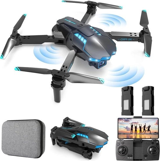 Drone opvolgbarile con Camera HD 1080p per Principianti - Quadricottero RC per Bambini e Adulti - Giochi per Ragazzi e Ragazze - Regali di Natale