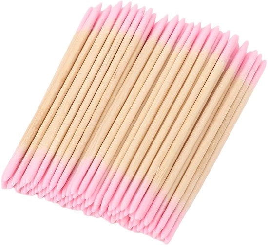 Pannelli di cotone a doppia punta - 10 confezioni - 100 pezzi - Precisietips - Rimosso residui di trucco - Strumenti essenziali - Pannelli di cotone