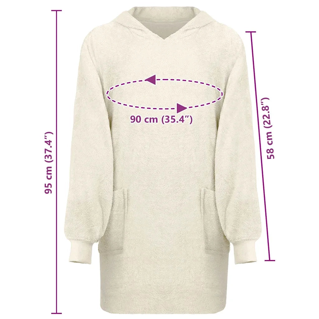 vidaXL Robe KINN Crema l Cotone