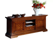 Porta tv in legno 2 ante scorrevoli noce bassano l.169 p.53 h.75 - Mobili 2G