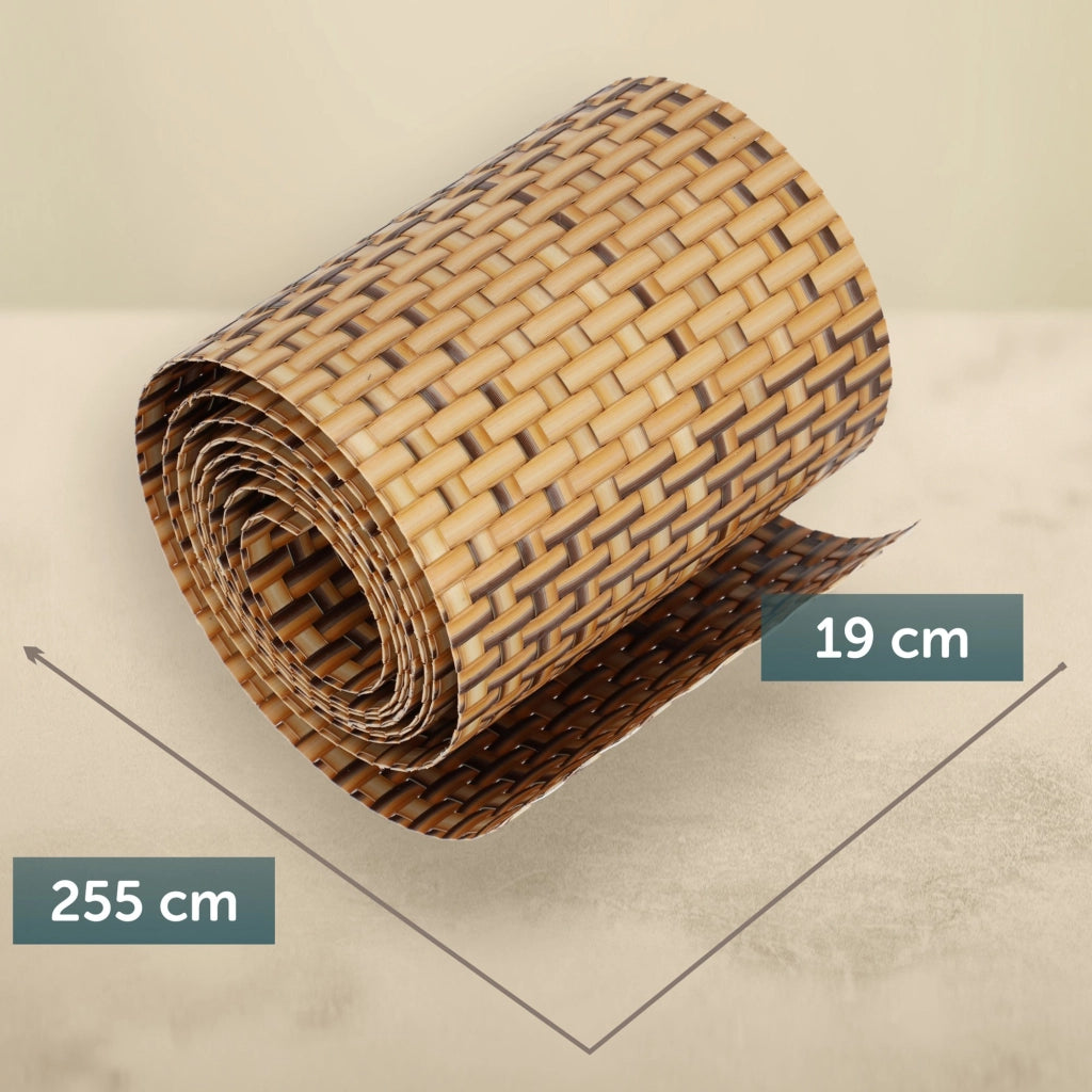Nastro per recinzioni KADAX per pannelli di recinzione 19 cm 2,55 m Sabbia Copertura per recinzione